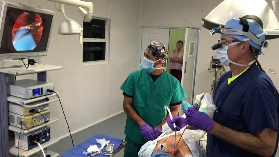 Operieren mit moderner Technik