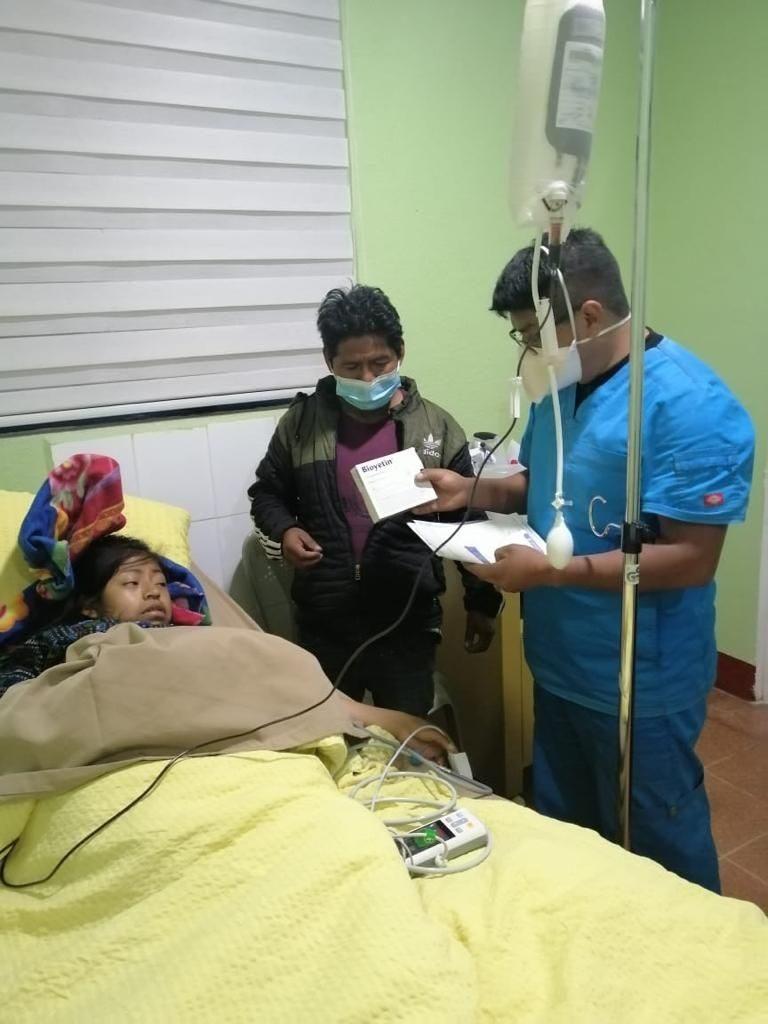 Visite am Krankenbett